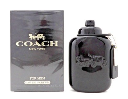 Coach New York Men by Coach 3.3 oz /100 ml Eau de Parfum Spray. New. DAMAGED Box