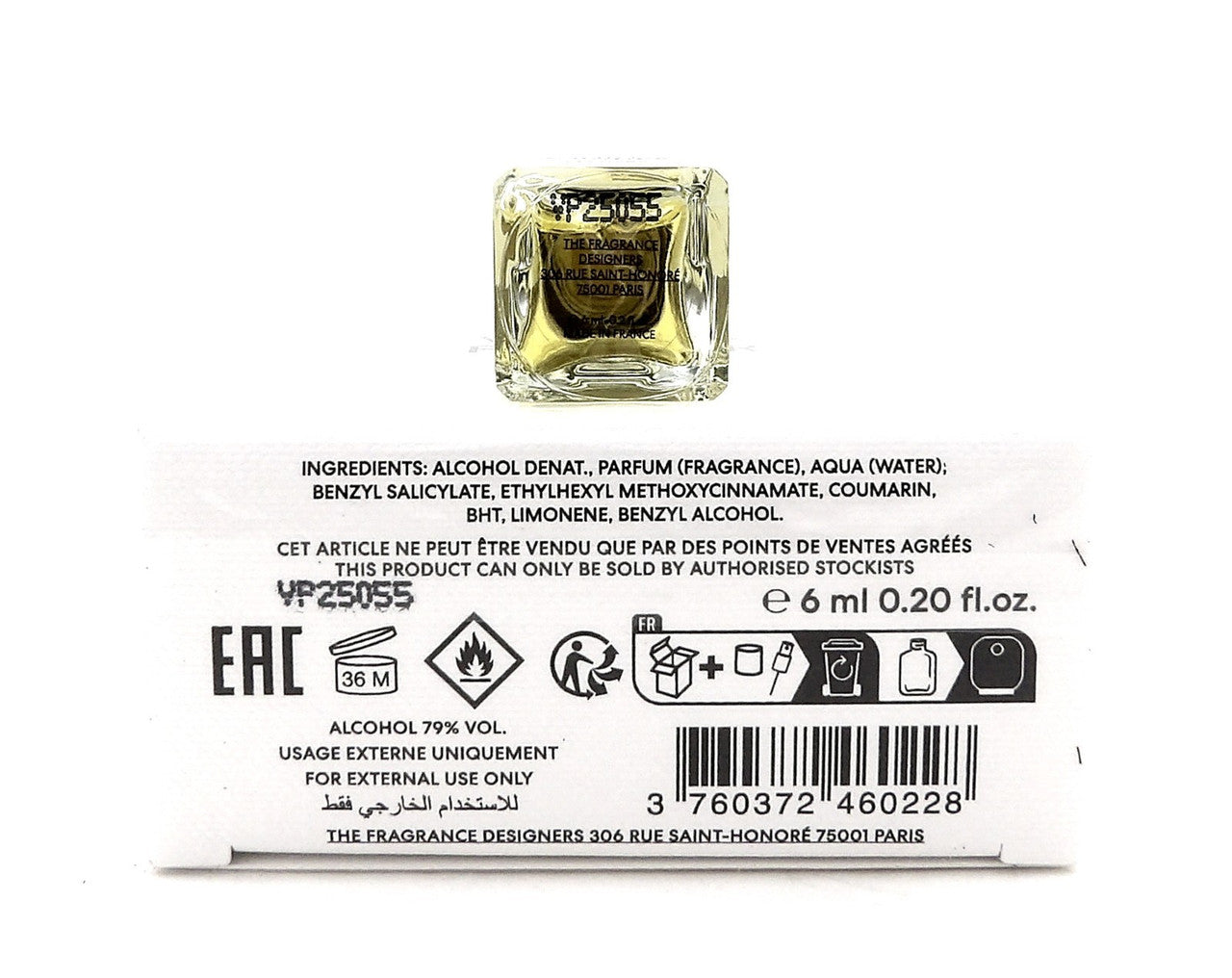 Matiere Premiere VANILLA POWDER 0.2 oz./ 6 ml. EDP Mini Spray Unisex. New in Box