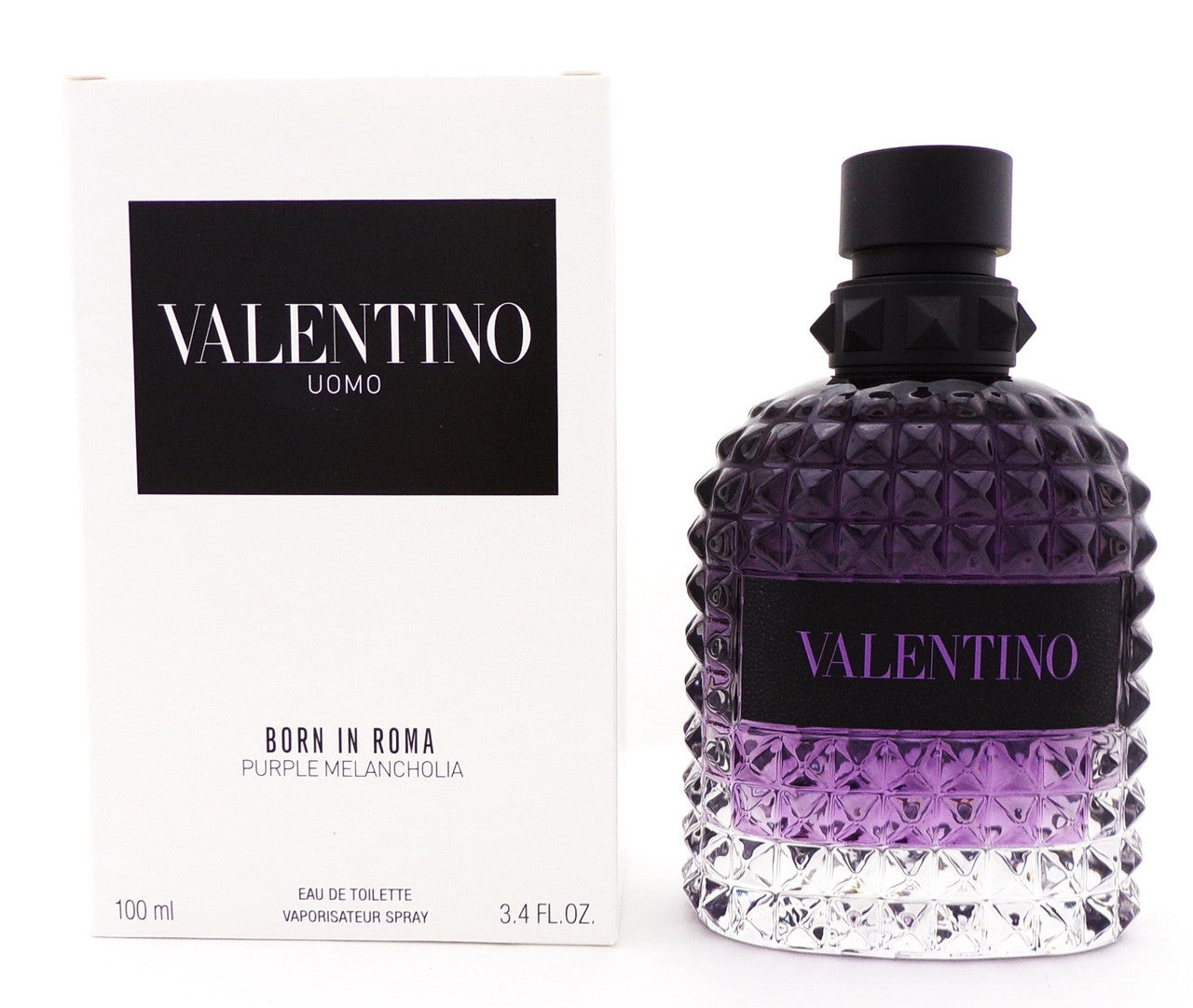 Valentino Uomo Born In Roma PURPLE MELANCHOLIA 3.4 oz. EDT Spray for Men TESTER