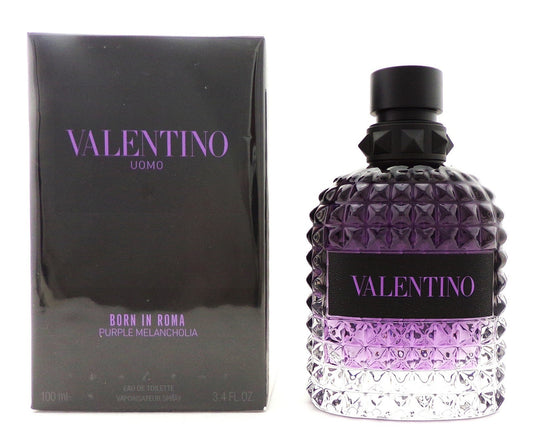 Valentino Uomo Born In Roma PURPLE MELANCHOLIA 3.4 oz. EDT Spray for Men New Box