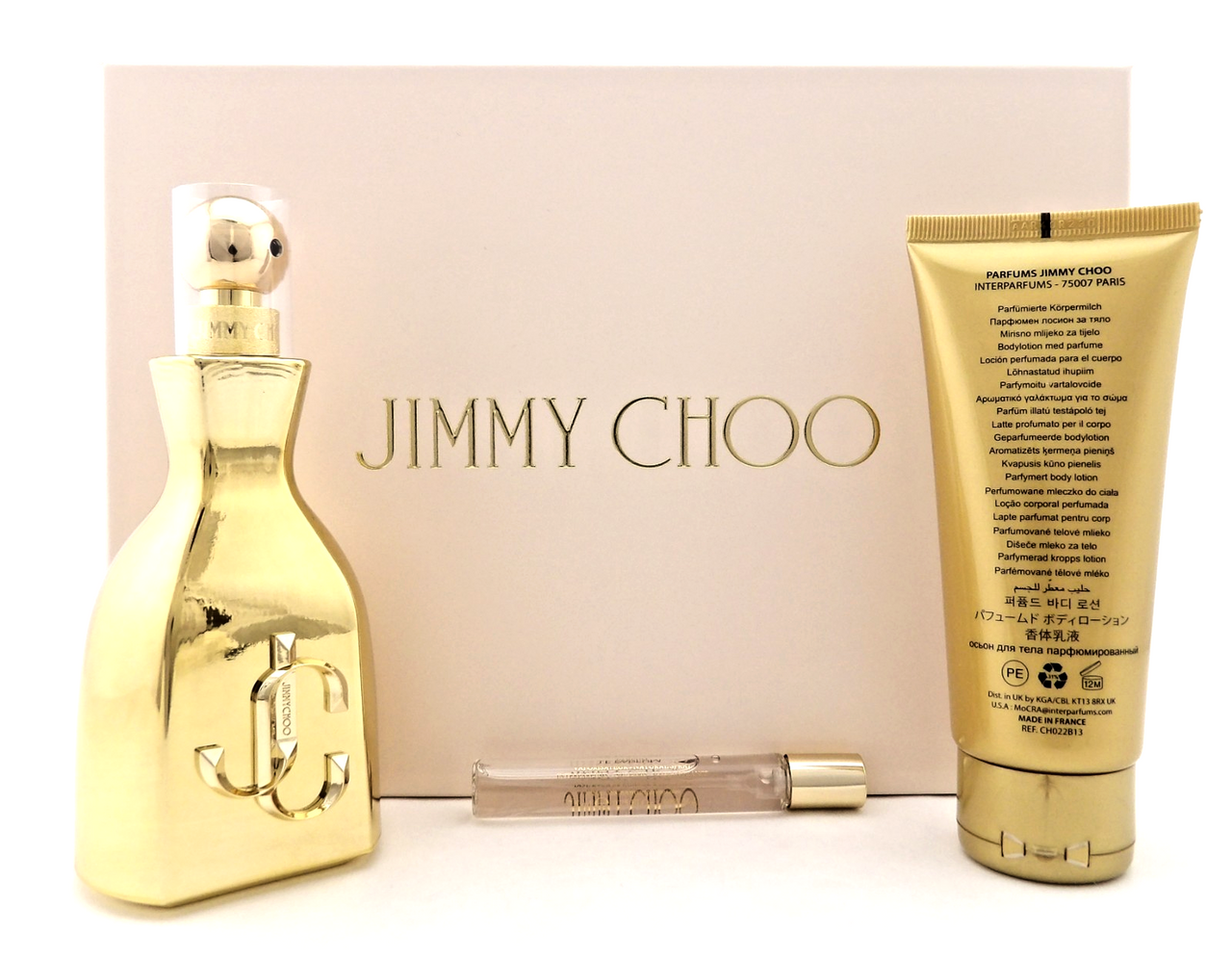 Jimmy Choo I WANT CHOO LE PARFUM 3.3oz & 0.25oz Parfum + 3.3oz B/Lotion. New SET
