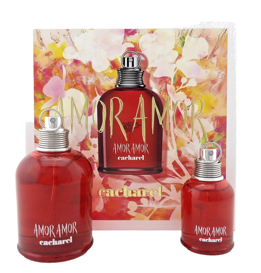 Amor Amor by Cacharel 3.4 oz. + 1.0 oz. Eau de Toilette Spray. New SET for Women