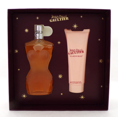 Jean Paul Gaultier CLASSIQUE 3.4 oz EDT Spray + 2.5 oz B/Lotion. New Women' SET