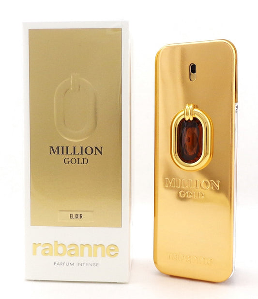 Million GOLD Elixir by Paco Rabanne 3.4 oz. Parfum INTENSE Spray for Men New