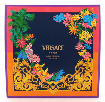 Versace EROS  Pour Homme 3 pcs Set 3.4 Parfum Spray + 0.17 Parfum Mini + 5.0 S/G