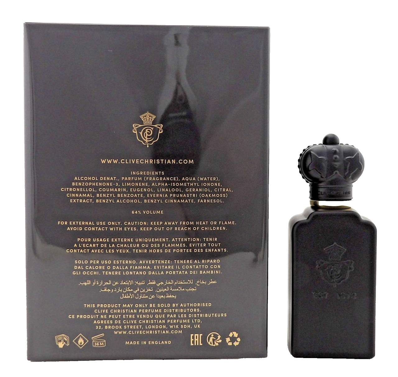 Clive Christian VIII Rococo Magnolia 1.7 oz. Parfum Spray for Women. New in Box