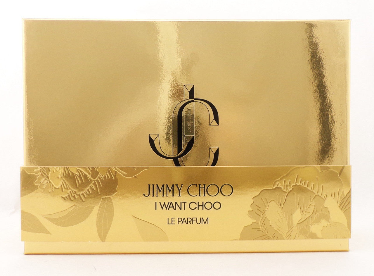 Jimmy Choo I WANT CHOO Le Parfum 3.3 oz. & 0.25 oz. Parfum + 3.3 oz. B/Lot SET