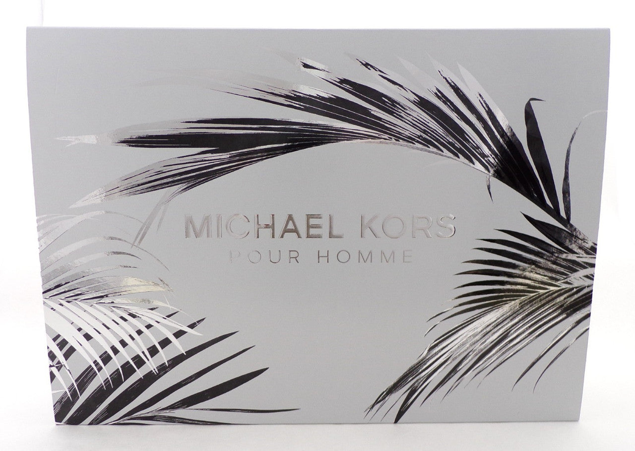 Michael Kors POUR HOMME 4 Pcs Set for Men 3.4 oz. EDP Spray+Travel+Balm+S/Gel
