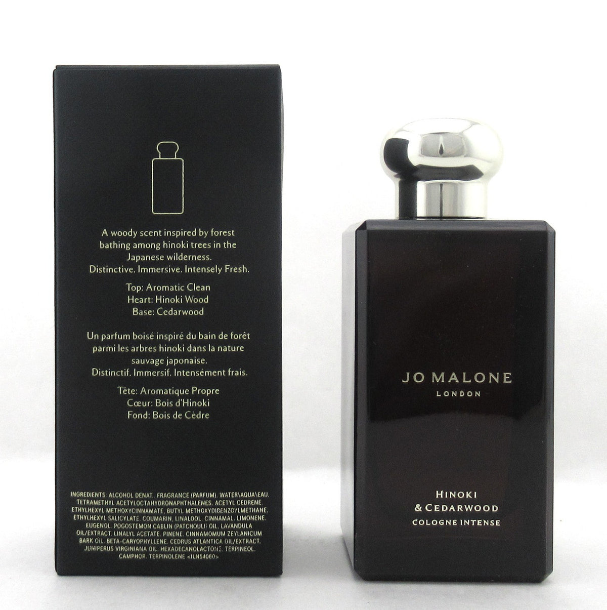 Jo Malone Hinoki & Cedarwood 3.4 oz. Cologne Intense Spray Unisex New in Box