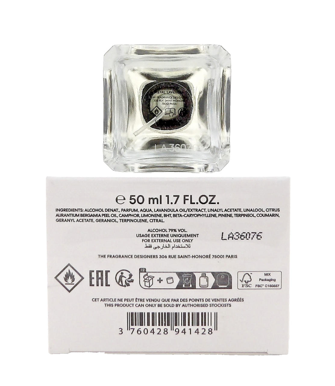 Matiere Premiere Metal Lavender 50ml./1.6oz. Eau de Parfum Spray New Sealed Box
