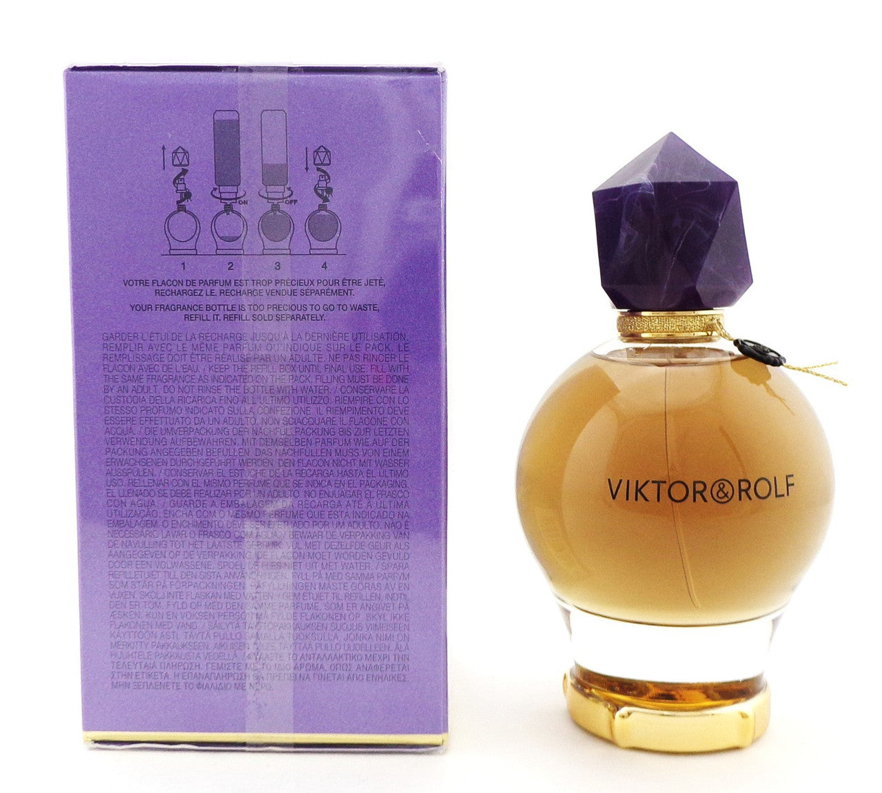 Good Fortune by Viktor & Rolf 3.04 oz EDP Refillable Spray for Women Damaged Box