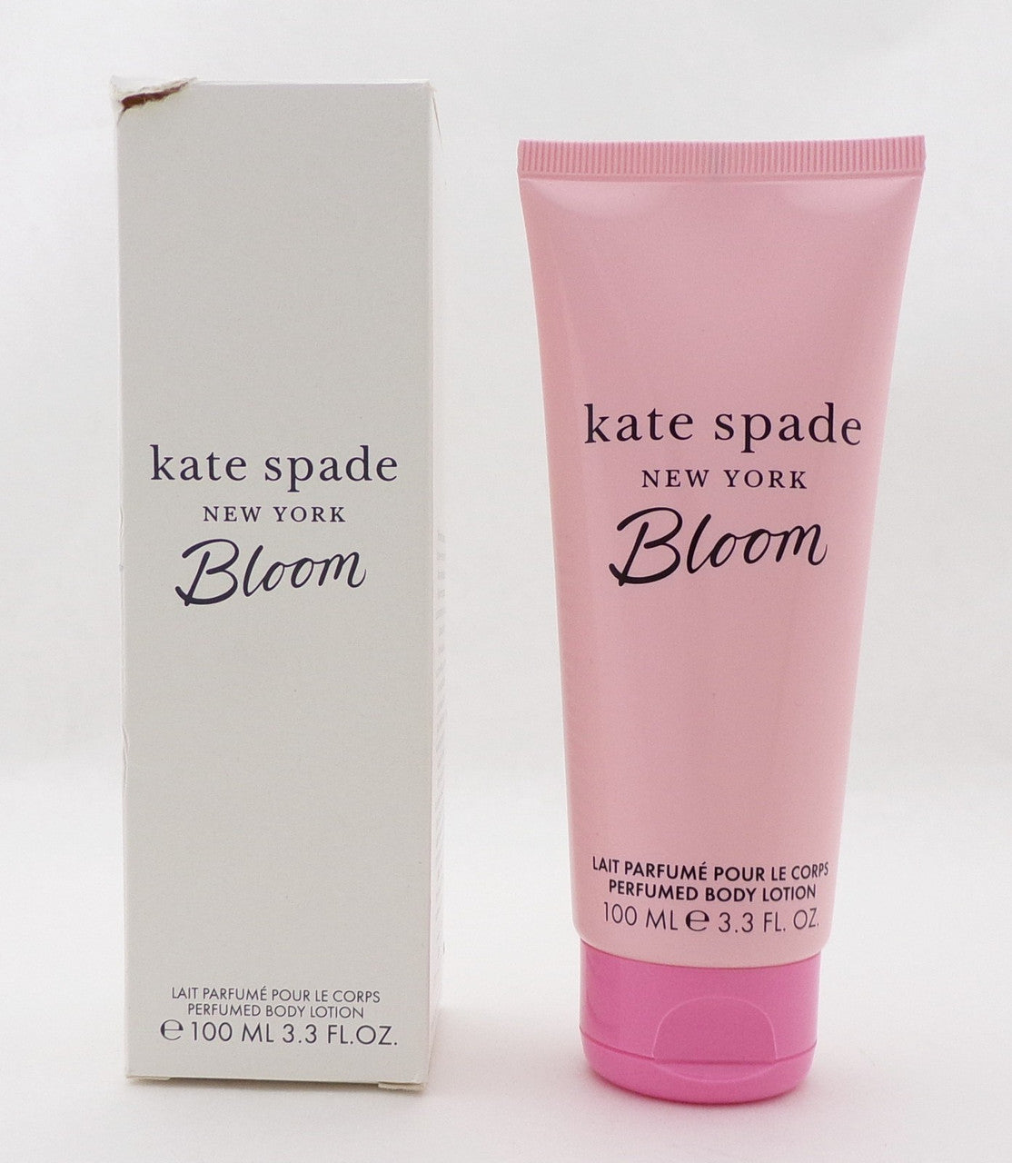 Kate Spade NY BLOOM 3.3 oz. Perfumed Body Lotion for Women. New Damaged Box