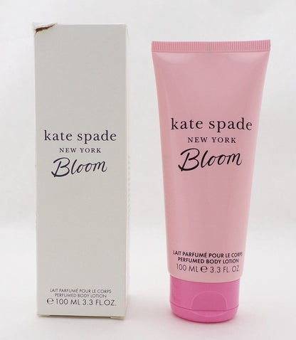 Kate Spade NY BLOOM 3.3 oz. Perfumed Body Lotion for Women. New Damaged Box