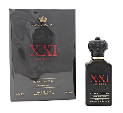 Clive Christian XXI Art Deco AMBERWOOD 1.7 oz. Perfume Spray Unisex. In box - new