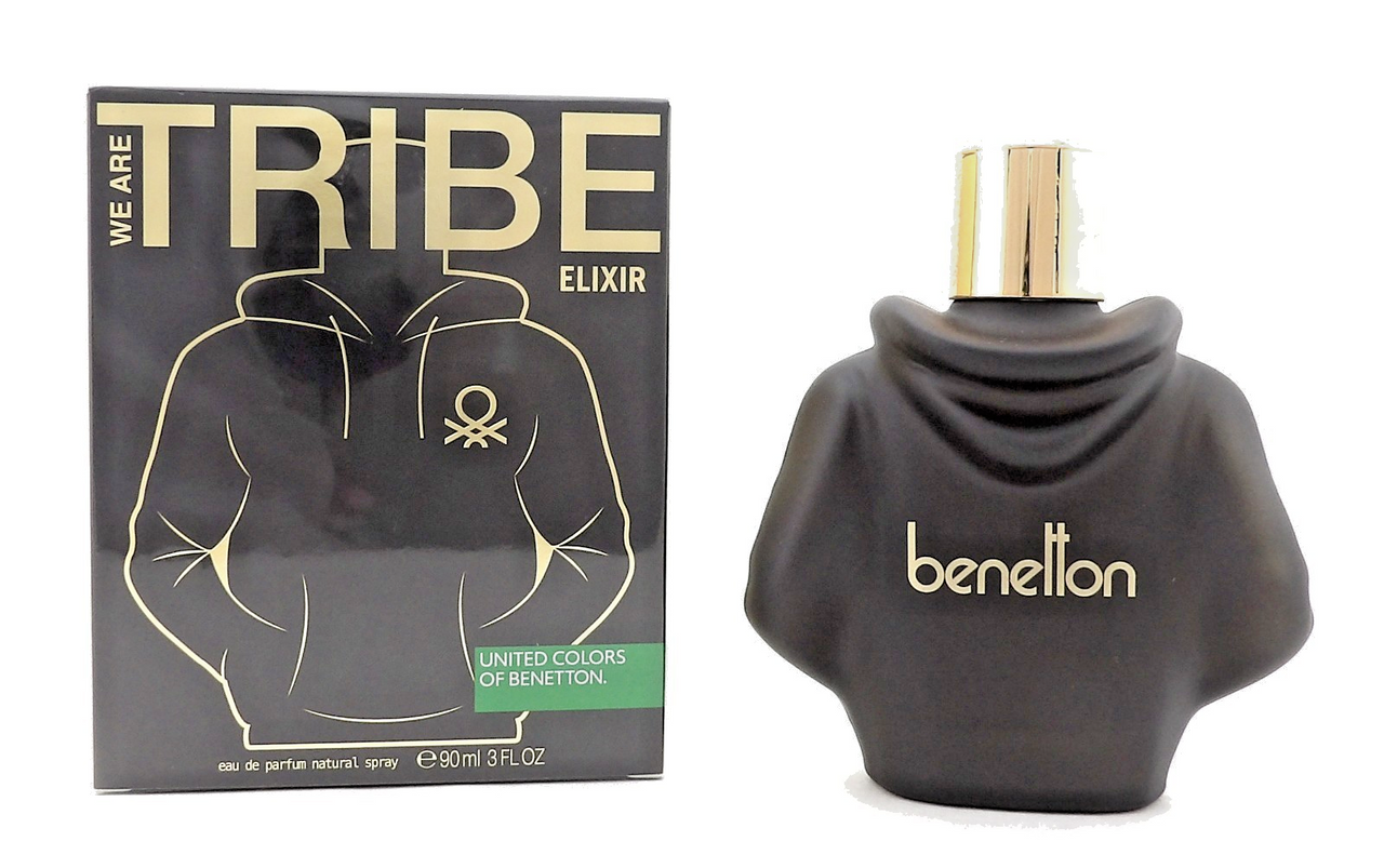 United Colors of Benetton We Are Tribe Elixir 3.0 oz EDP Spray for Men. New Box