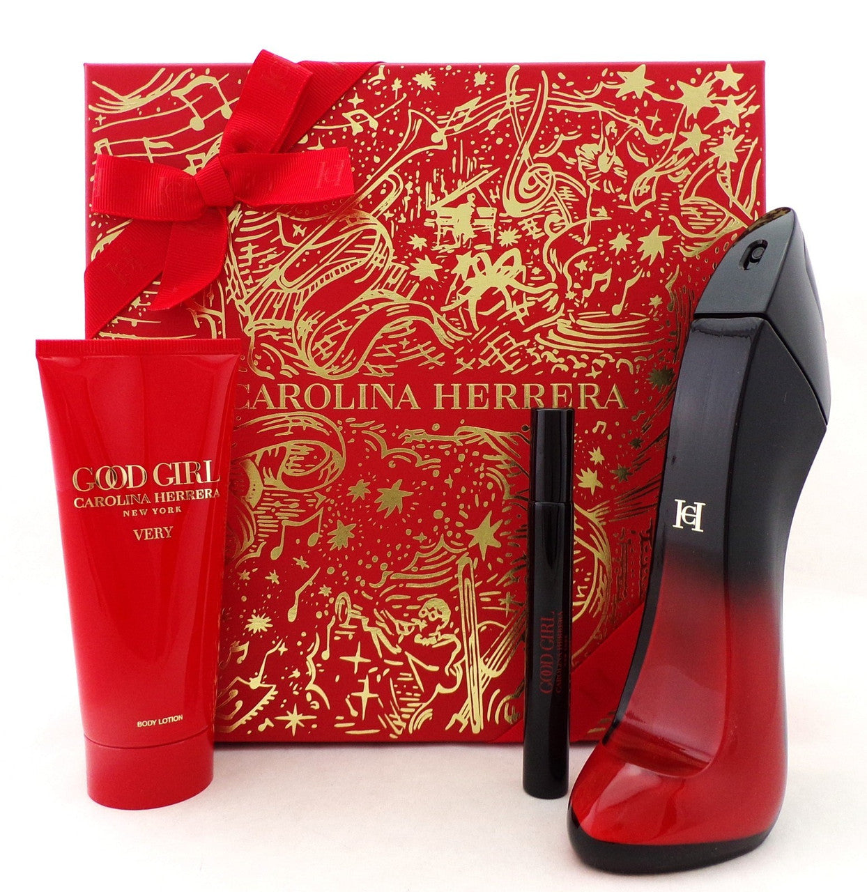 Carolina Herrera Very Good Girl ELIXIR 2.7oz & 10 ml EDP + 3.4 oz B/Lot. New SET