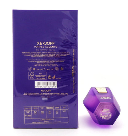 PURPLE ACCENTO by Xerjoff 3.4 oz. Eau de Parfum Spray Unisex. New Sealed Box