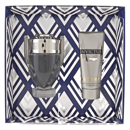 Invictus by Rabanne 3.4 oz EDT Spray + 3.4 oz All Over Shampoo. New SET for Men