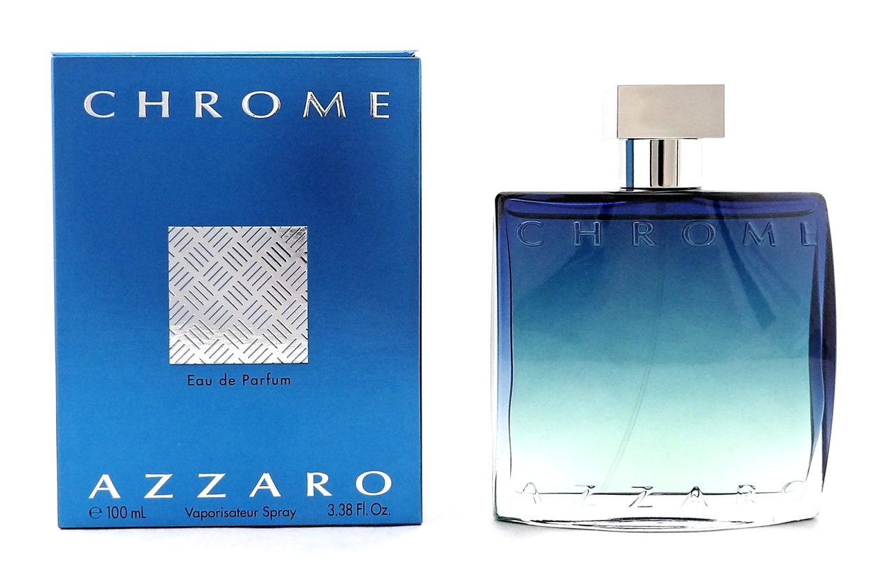 Azzaro Chrome 3.38 oz./ 100 ml. Eau de Parfum Spray for Men. New. NO Cellophane