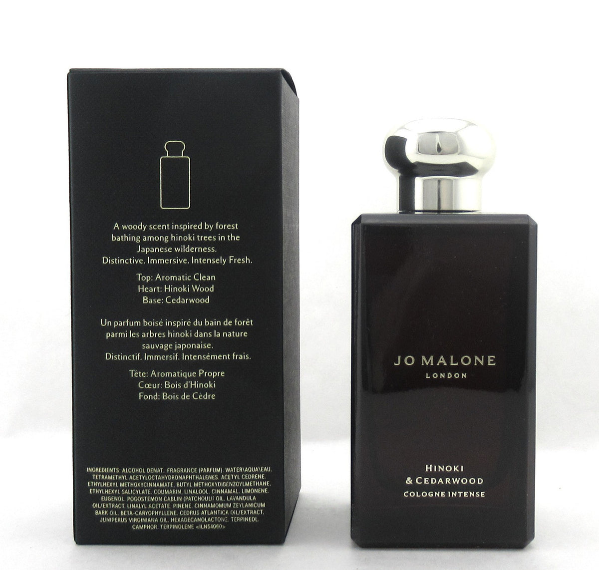 Jo Malone Hinoki & Cedarwood 3.4 oz. Cologne Intense Spray Unisex New in Box