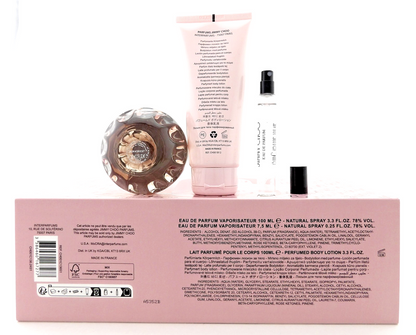 JIMMY CHOO by Jimmy Choo 3.3 oz & 0.25 oz EDP Spray + 3.3 oz B/Lotion. New SET