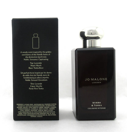 Jo Malone Myrrh & Tonka 3.4 oz./ 100 ml Cologne Intense Spray Unisex New in Box