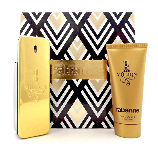 1 Million by Rabanne 3.4 oz. EDT Spray + 3.4 oz. Shower Gel. New Set for Men
