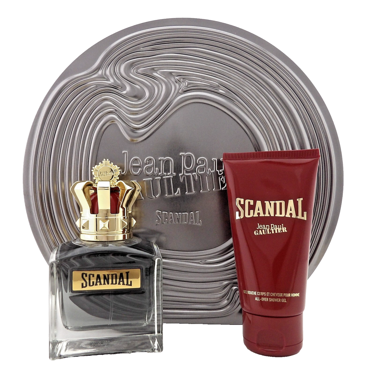 Scandal by Jean Paul Gaultier 3.4oz EDT Spray + 2.5oz Shower Gel. New Men's SET