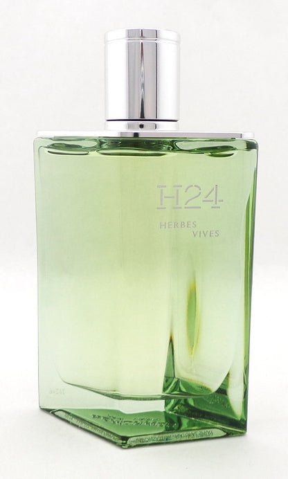 Hermes H24 HERBES VIVES 3.3 oz. EDP Refillable Spray for Men. New NO BOX