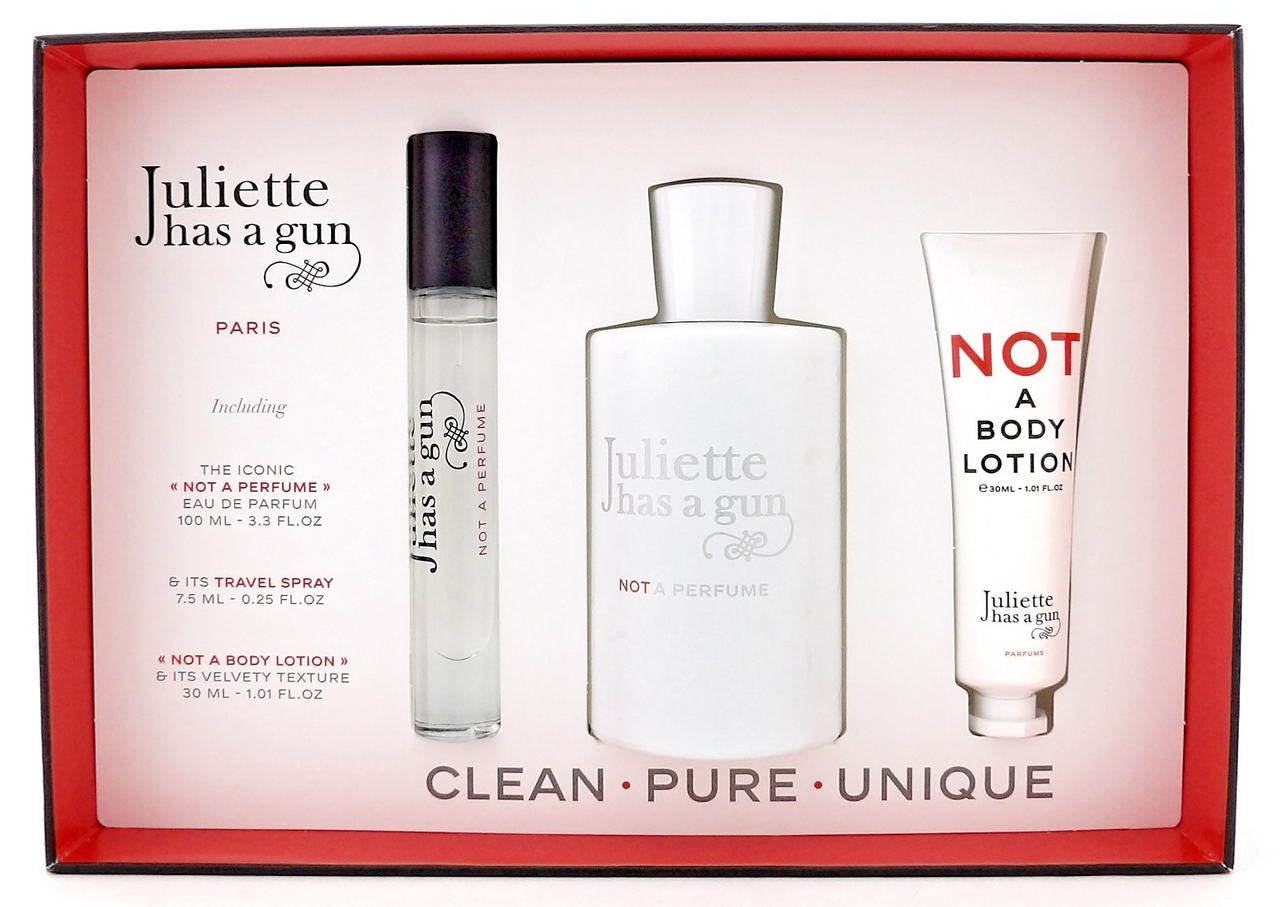 Juliette Has A Gun NOT A PERFUME 3.3oz & 0.25oz EDP Spray + 1.0oz B/Lot. New SET