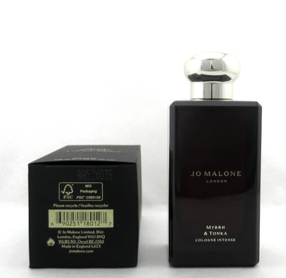Jo Malone Myrrh & Tonka 3.4 oz./ 100 ml Cologne Intense Spray Unisex New in Box