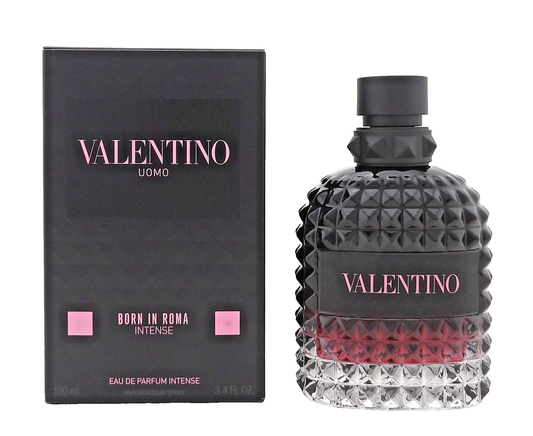 Valentino Uomo Born In Roma INTENSE 3.4 oz EDP Spray for Men. New. NO CELLOPHANE