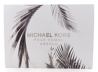 Michael Kors Pour Homme ABSOLU 4 Pcs Set: 3.4 oz. EDP Spray+Travel+Balm+S/Gel