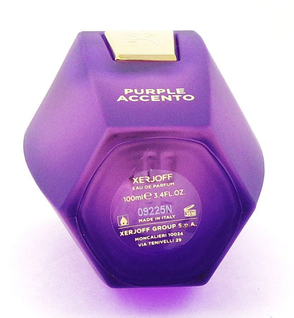 PURPLE ACCENTO by Xerjoff 3.4 oz. Eau de Parfum Spray Unisex. New NO BOX