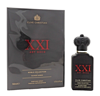 Clive Christian XXI Art Deco Blonde Amber 1.7 oz. Perfume Spray. New Sealed Box