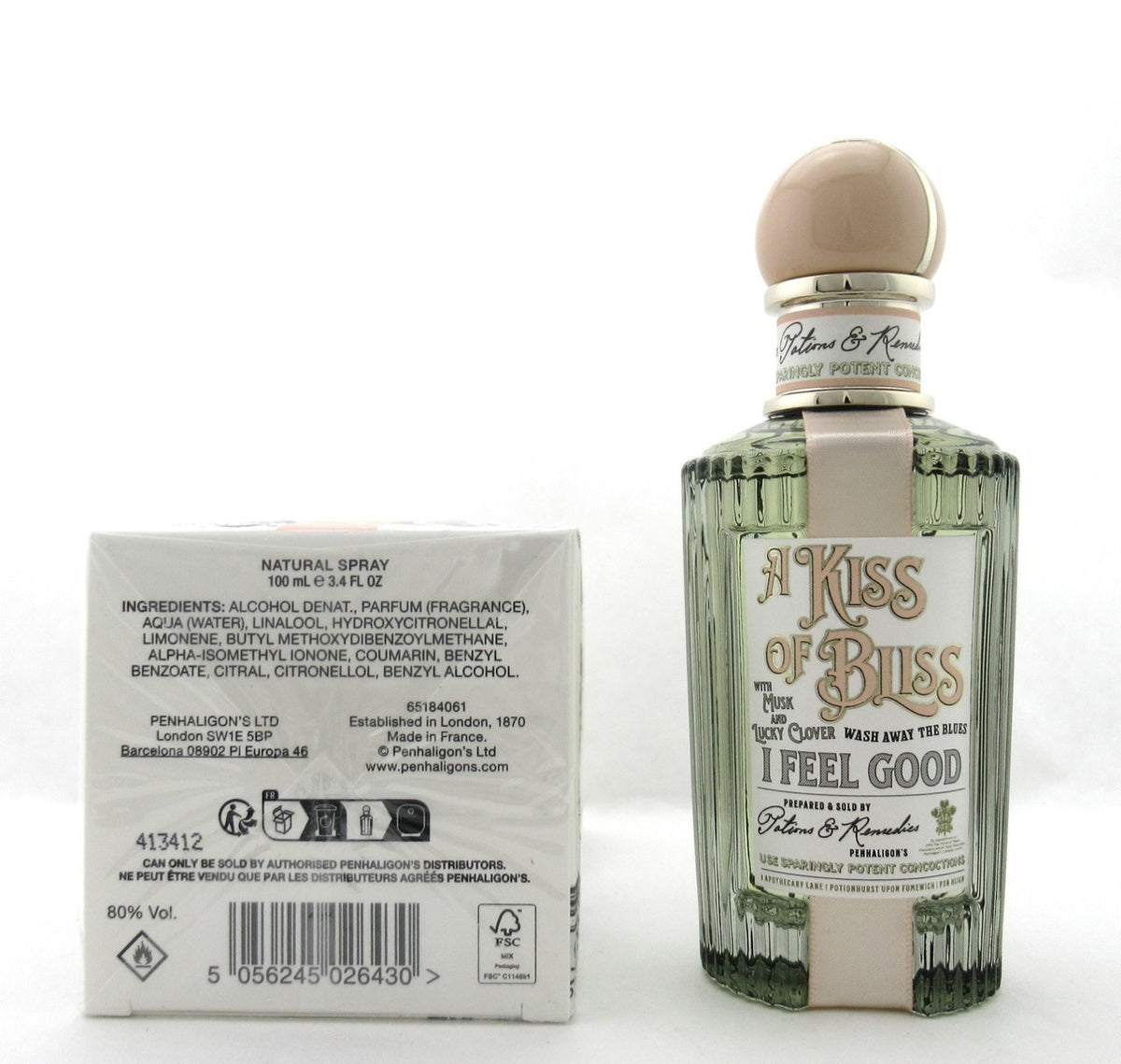 Penhaligon's A Kiss Of Bliss 3.4 oz./ 100 ml. Eau De Parfum Spray New In Box