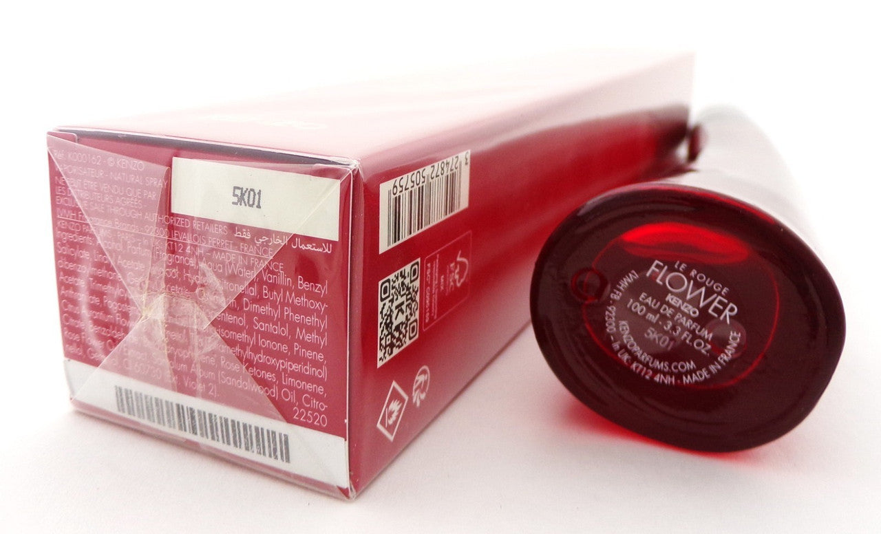 Flower by Kenzo LE ROUGE FLOWER 3.3 oz. EDP Spray for Women. New in Box