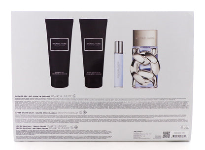 Michael Kors POUR HOMME 4 Pcs Set for Men 3.4 oz. EDP Spray+Travel+Balm+S/Gel