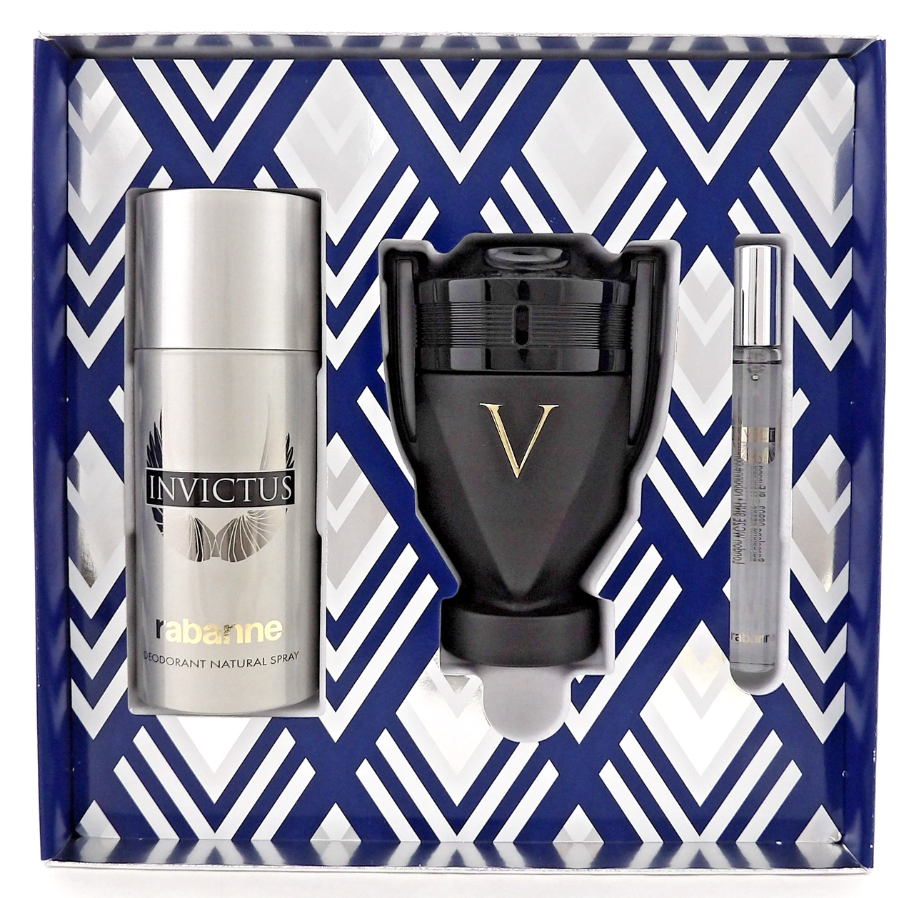Rabanne Invictus Victory ABSOLU 3.4oz Parfum Intense Spr+5.1oz Deo+10ml EDT. SET