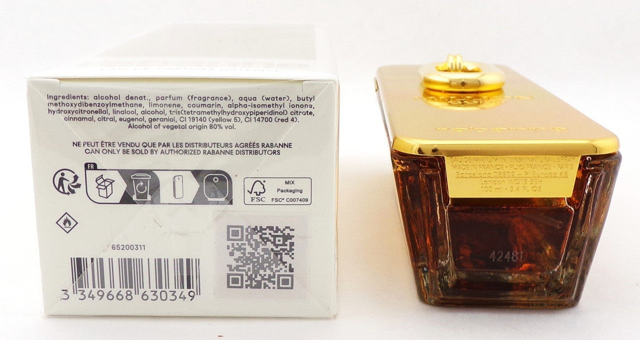Million GOLD by Paco Rabanne 3.4 oz. Eau de Parfum INTENSE Spray for Men