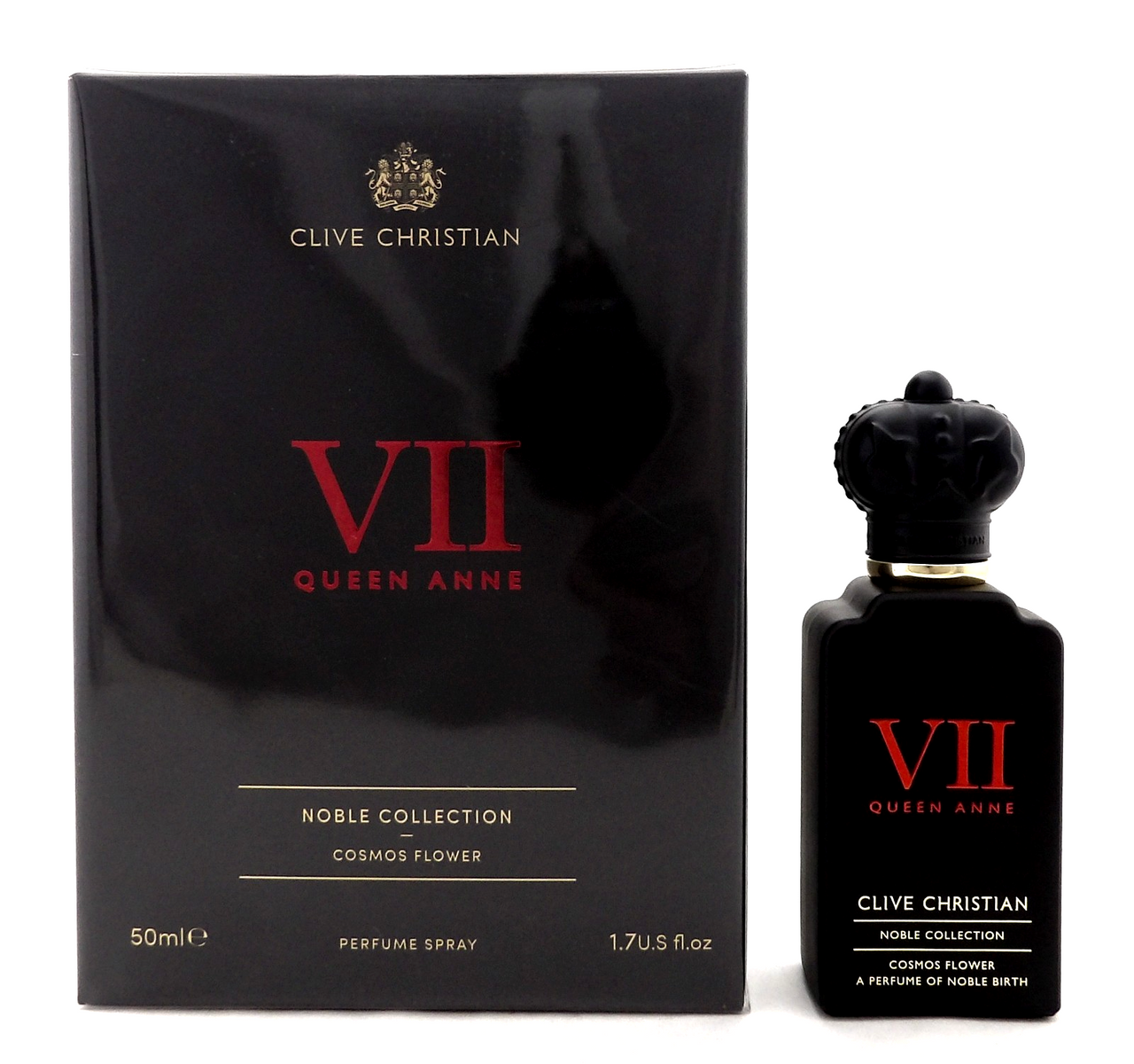 Clive Christian VII QUEEN ANNE Cosmos Flower 1.7 oz Parfum Spray. New Sealed Box