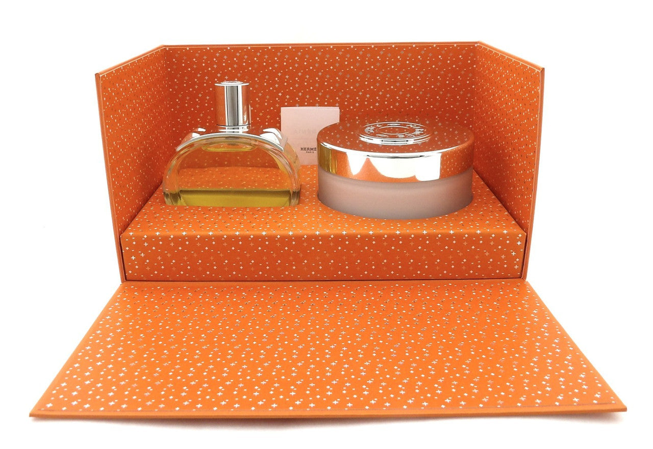 Hermes Barenia 3.3 oz. Eau de Parfum Spray + 6.5 oz. Body Cream. New Women's SET