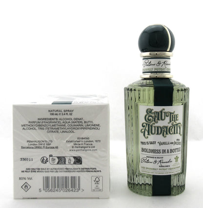 Penhaligon's Eau The Audacity 3.4 oz./ 100 ml. Eau De Parfum Spray New in Box