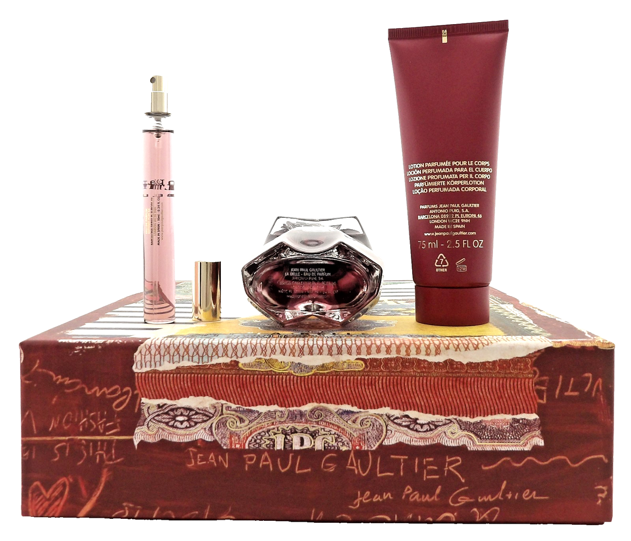 Jean Paul Gaultier La Belle 3.4oz&10ml EDP Spray+2.5oz B/Lotion. New Women's SET