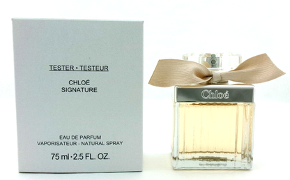 Chloe Signature 2.5 oz. Eau de Parfum Spray for Women New Tester with Cap.