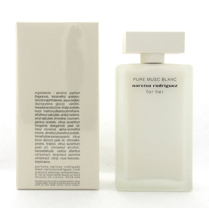 Pure Musc Blanc Narciso Rodriguez 3.3 oz. Eau De Parfum Intense Spray New Sealed
