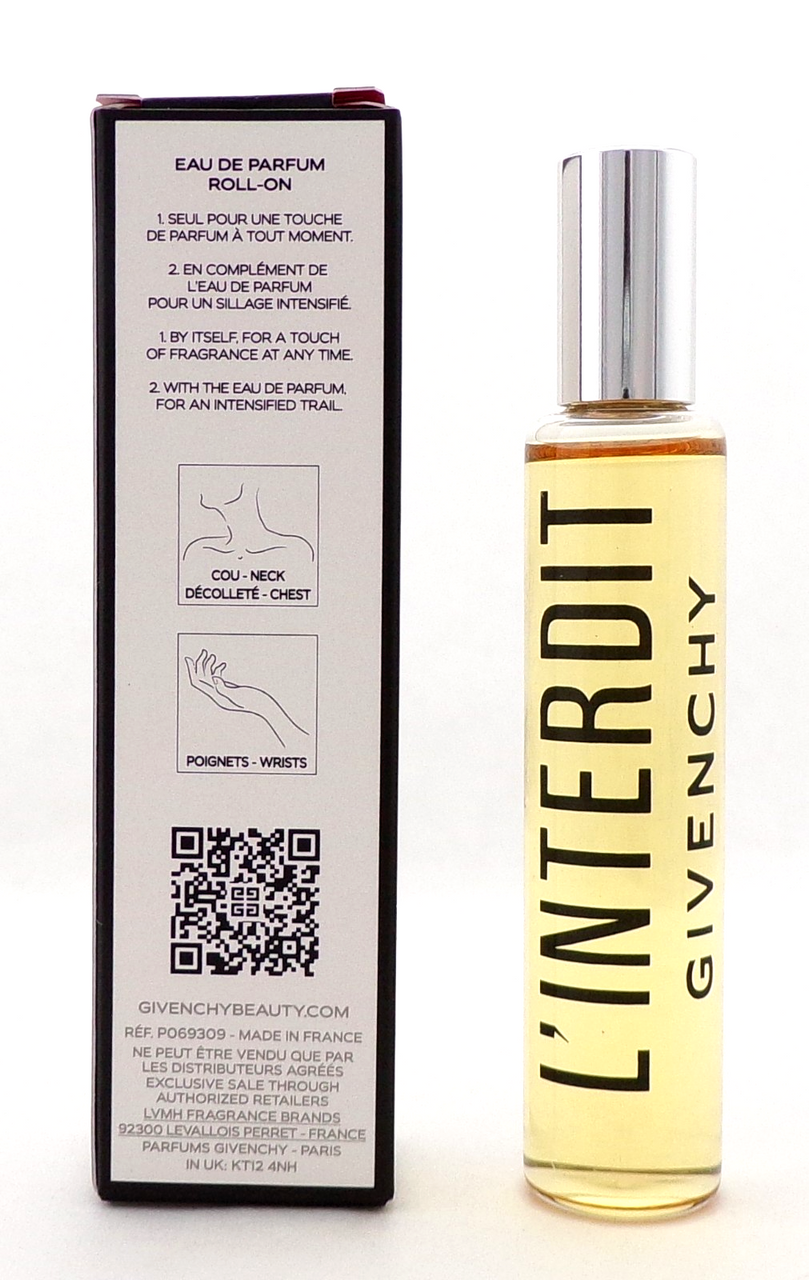 L'INTERDIT by Givenchy 0.67 oz. Eau de Parfum Pocket Roll On for Women New