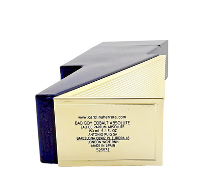 Bad Boy COBALT ABSOLUTE by Carolina Herrera 5.1 oz EDP Spray for Men. New NO BOX