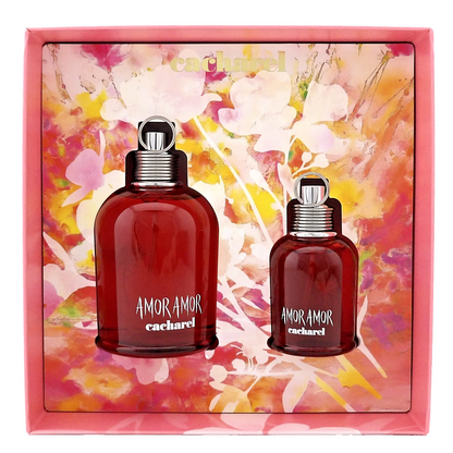 Amor Amor by Cacharel 3.4 oz. + 1.0 oz. Eau de Toilette Spray. New SET for Women
