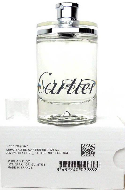 Eau De Cartier by Cartier Eau de Toilette Spray 3.3 oz *Tester
